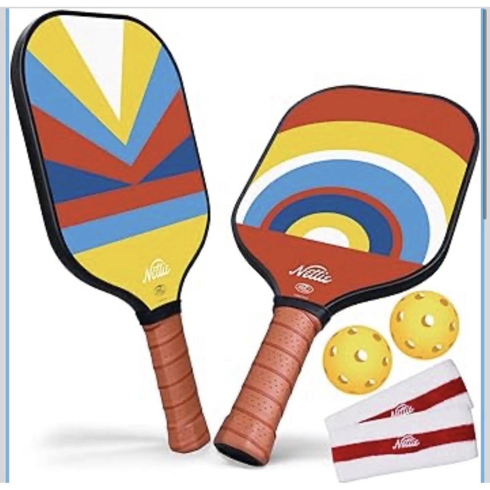 Pickleball Paddle Set of 2 Nettie Carbon Fiber USAPA 13mm Polymer Core Brand New